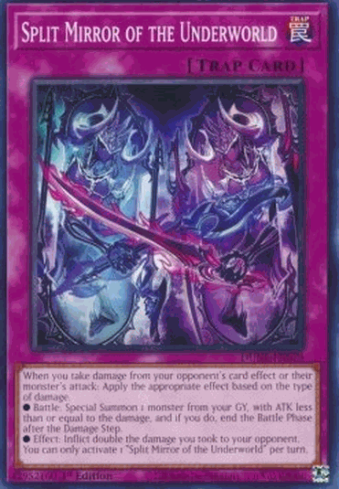 Split Mirror of the Underworld
