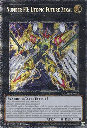 Number F0: Utopic Future Zexal (V.2 - Starlight Rare)