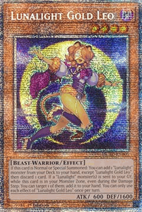 Lunalight Gold Leo (V.2 - Starlight Rare)
