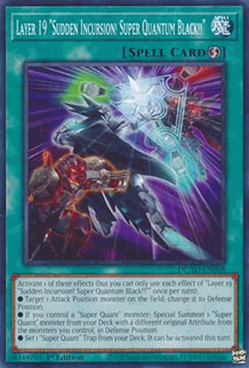 Layer 19 ”Sudden Incursion! Super Quantum Black!!”