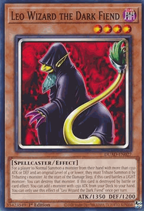 Leo Wizard the Dark Fiend