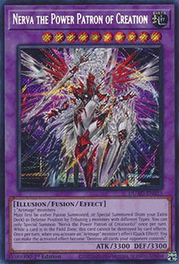 Nerva the Power Patron of Creation (V.1 - Secret Rare)