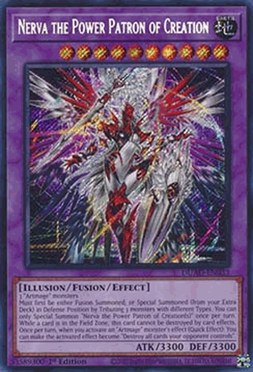 Nerva the Power Patron of Creation (V.1 - Secret Rare)