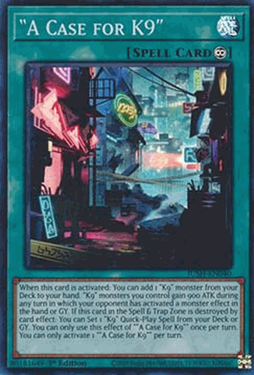 ”A Case for K9” (V.1 - Super Rare)