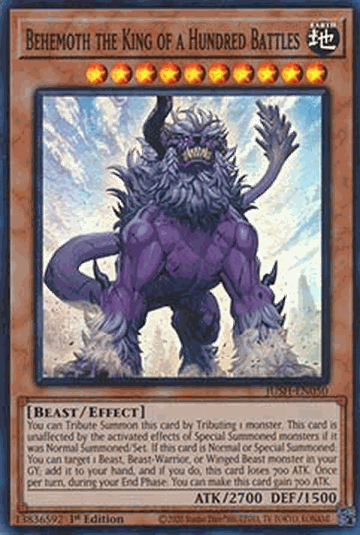 Behemoth the King of a Hundred Battles (V.2 - Super Rare)