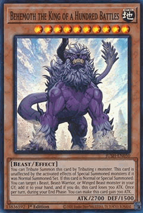 Behemoth the King of a Hundred Battles (V.2 - Super Rare)