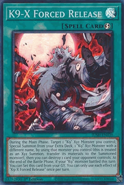 K9-X Forced Release