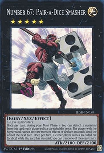 Number 67: Pair-a-Dice Smasher (V.2 - Super Rare)