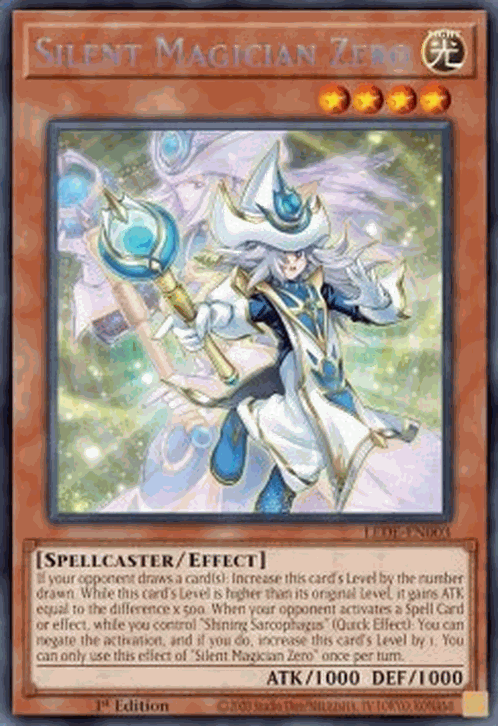 Silent Magician Zero (V.1 - Secret Rare)