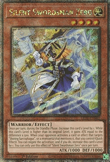 Silent Swordsman Zero (V.2 - Quarter Century Secret Rare)
