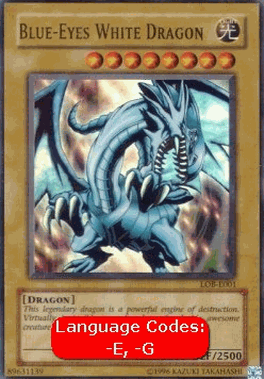 Blue-Eyes White Dragon (V.1 - Ultra Rare)