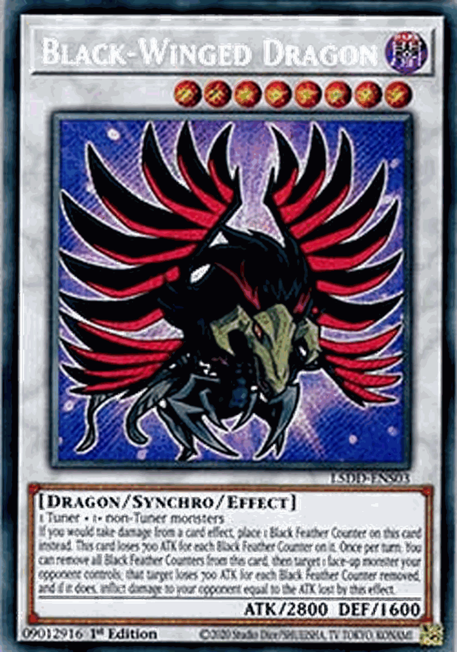Black-Winged Dragon (V.1 - Secret Rare)