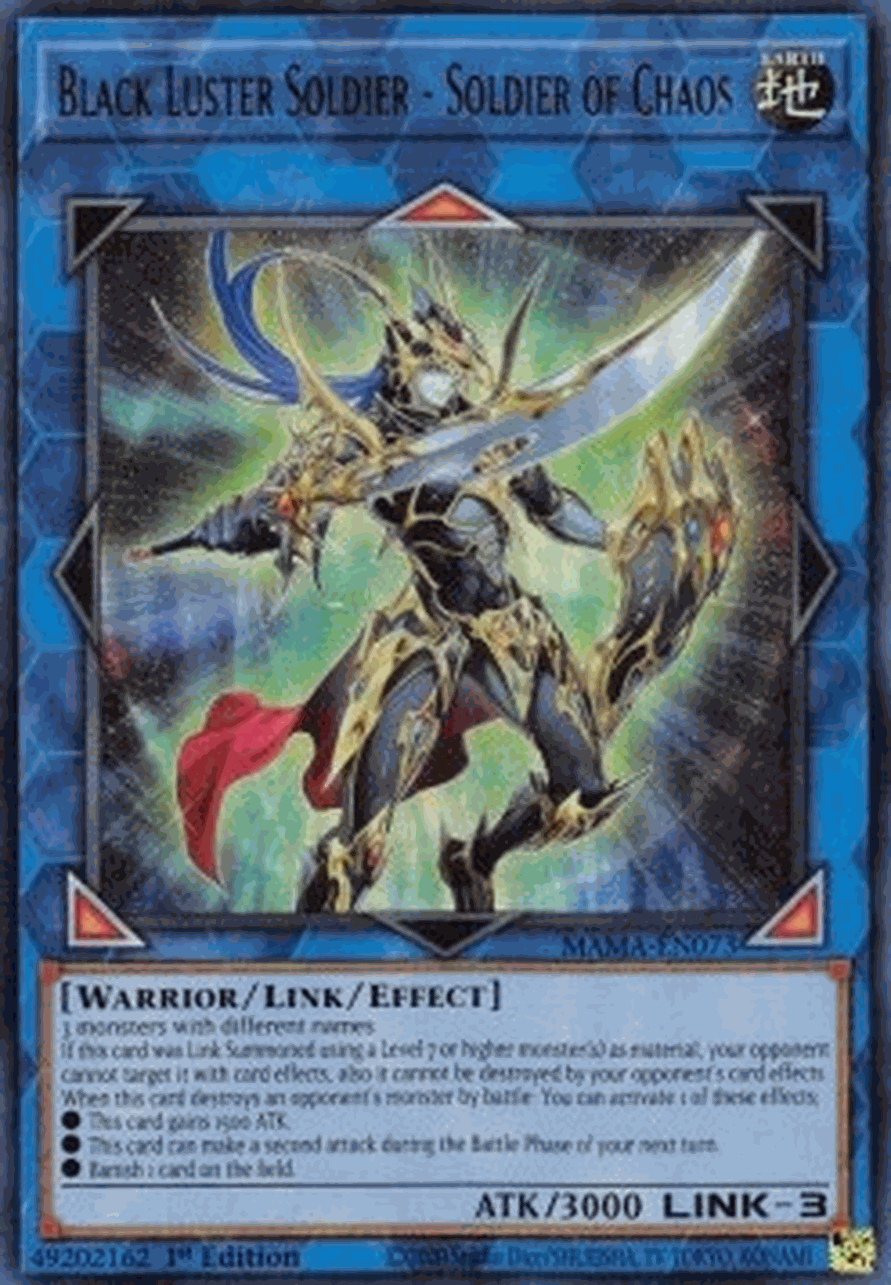 Black Luster Soldier - Soldier of Chaos (V.1 - Ultra Rare)
