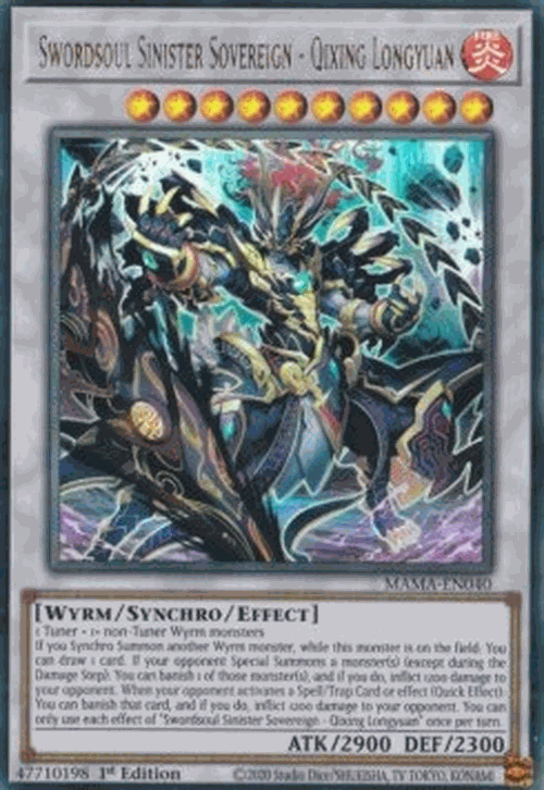Swordsoul Sinister Sovereign - Qixing Longyuan