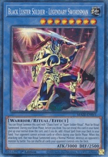 Black Luster Soldier - Legendary Swordsman (V.2 - Collectors Rare)