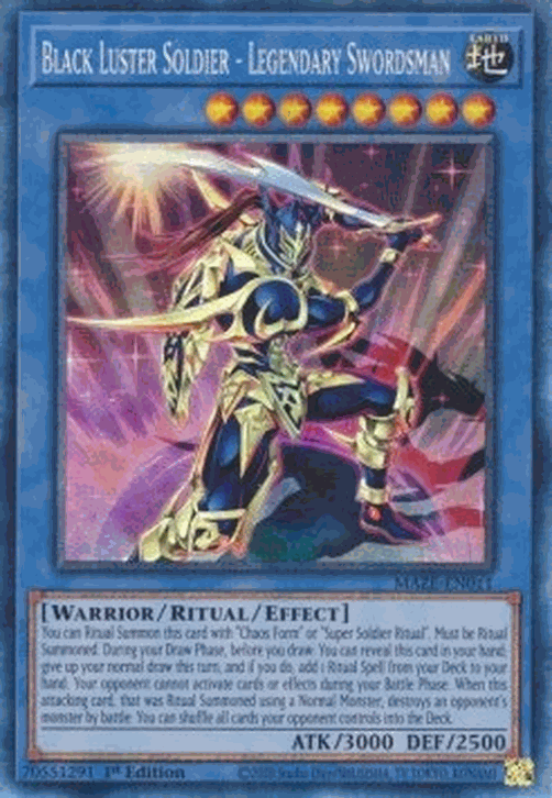 Black Luster Soldier - Legendary Swordsman (V.2 - Collectors Rare)