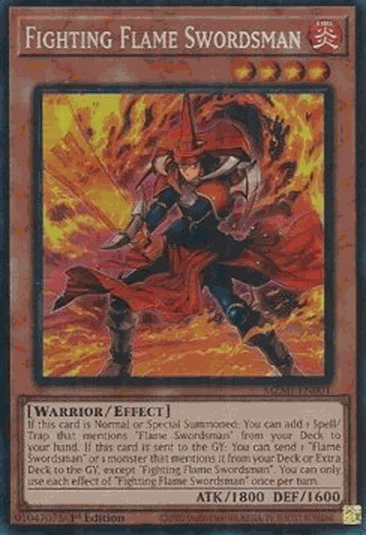 Fighting Flame Swordsman (V.2 - Collectors Rare)