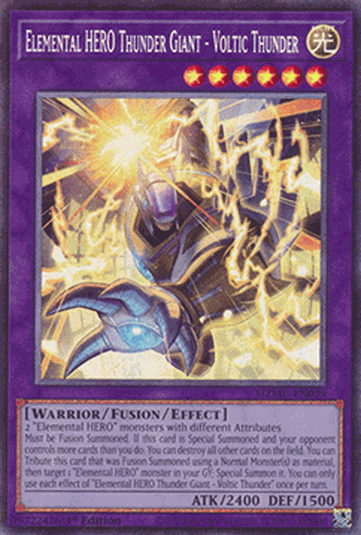 Elemental HERO Thunder Giant - Voltic Thunder (V.2 - Collectors Rare)