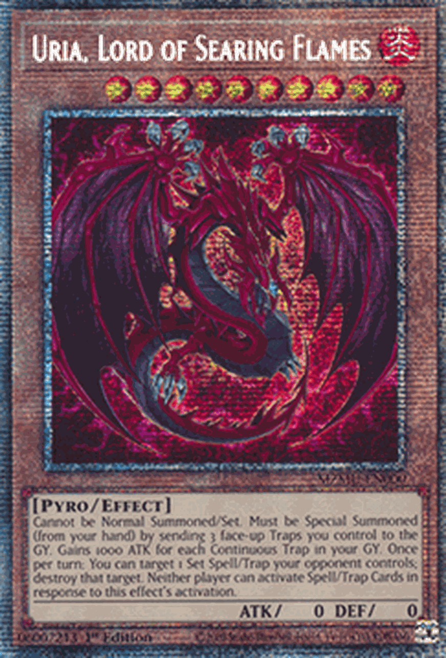 Uria, Lord of Searing Flames (V.1 - Starlight Rare)
