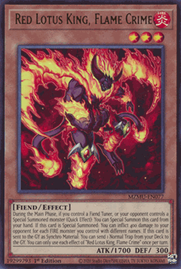 Red Lotus King, Flame Crime