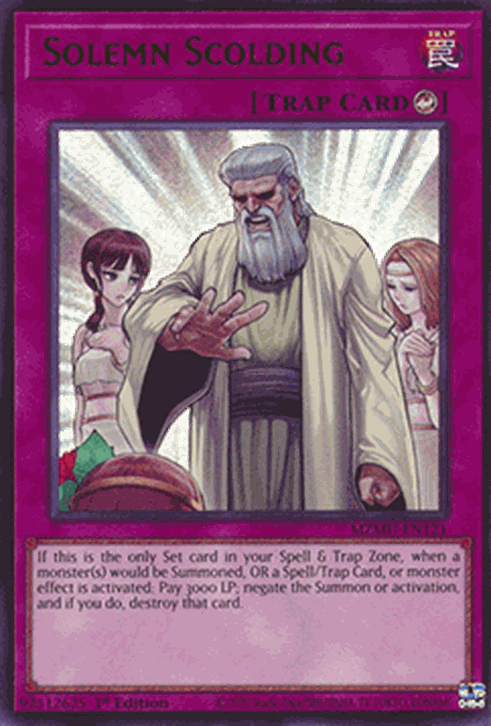 Solemn Scolding