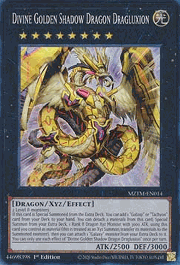 Divine Golden Shadow Dragon Dragluxion (V.2 - Collectors Rare)