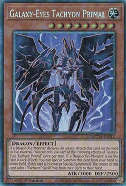 Galaxy-Eyes Tachyon Primal (V.2 - Collectors Rare)