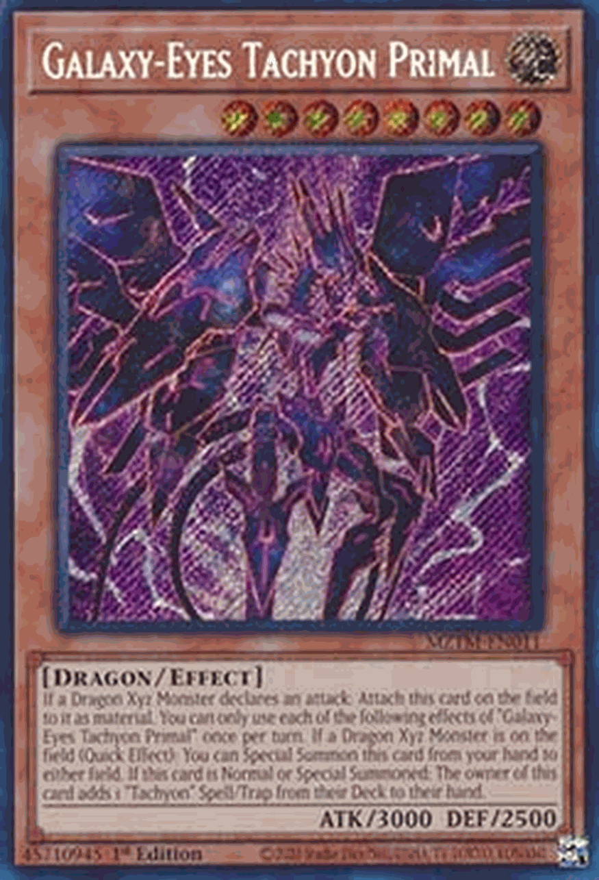 Galaxy-Eyes Tachyon Primal (V.1 - Secret Rare)