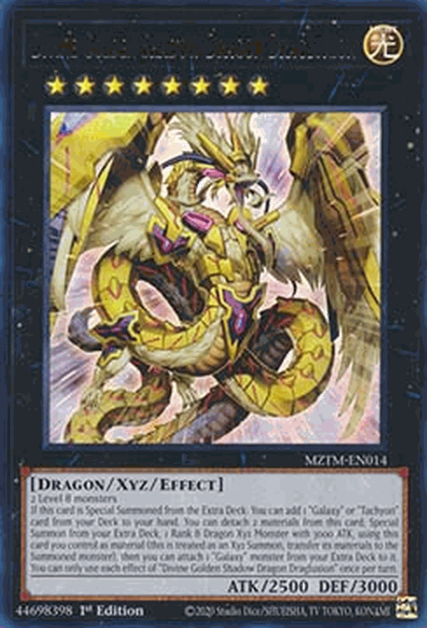 Divine Golden Shadow Dragon Dragluxion (V.1 - Ultra Rare)