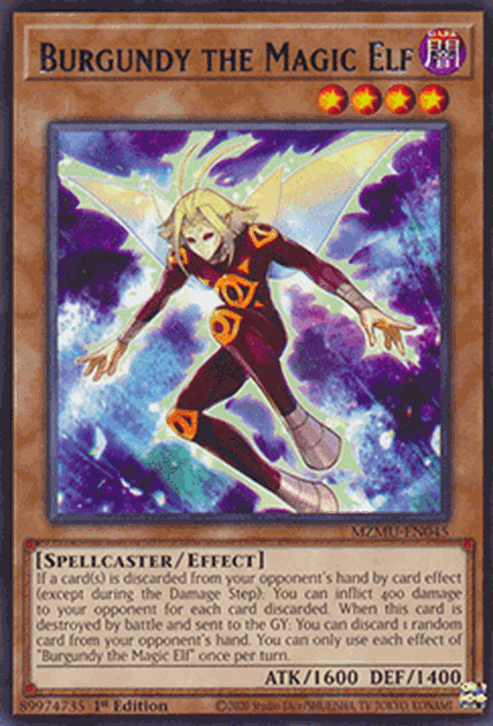 Burgundy the Magic Elf