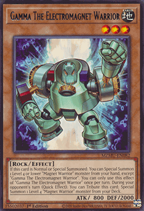 Gamma The Electromagnet Warrior