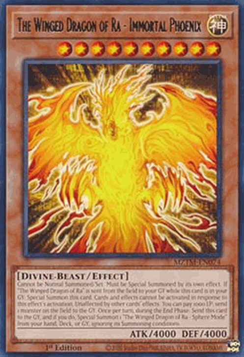 The Winged Dragon of Ra - Immortal Phoenix (V.1 - Rare)