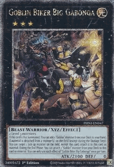 Goblin Biker Big Gabonga (V.2 - Quarter Century Secret Rare)