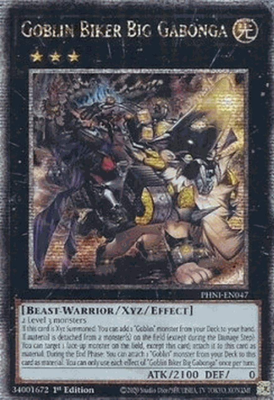 Goblin Biker Big Gabonga (V.2 - Quarter Century Secret Rare)