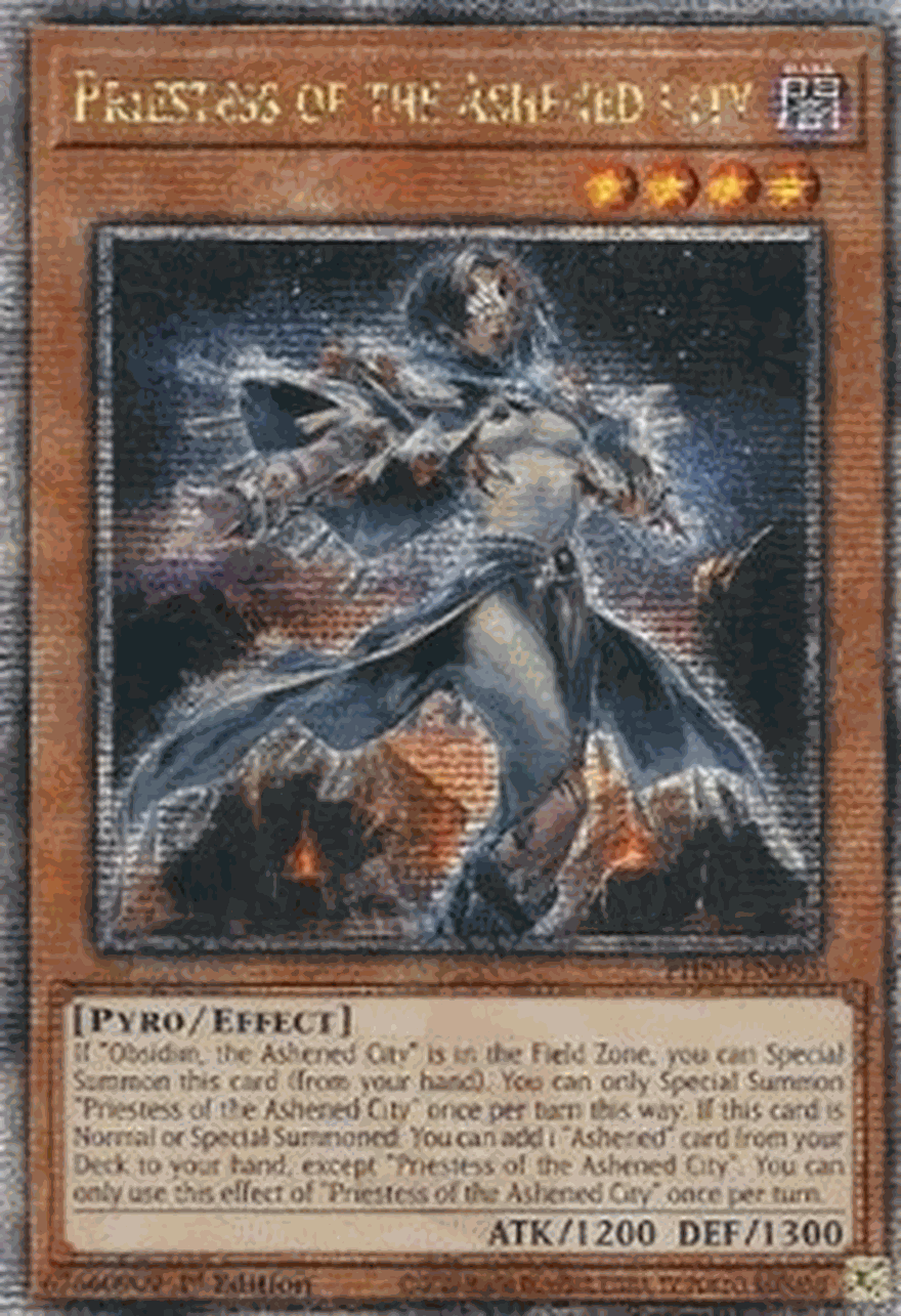 Priestess of the Ashened City (V.2 - Quarter Century Secret Rare)