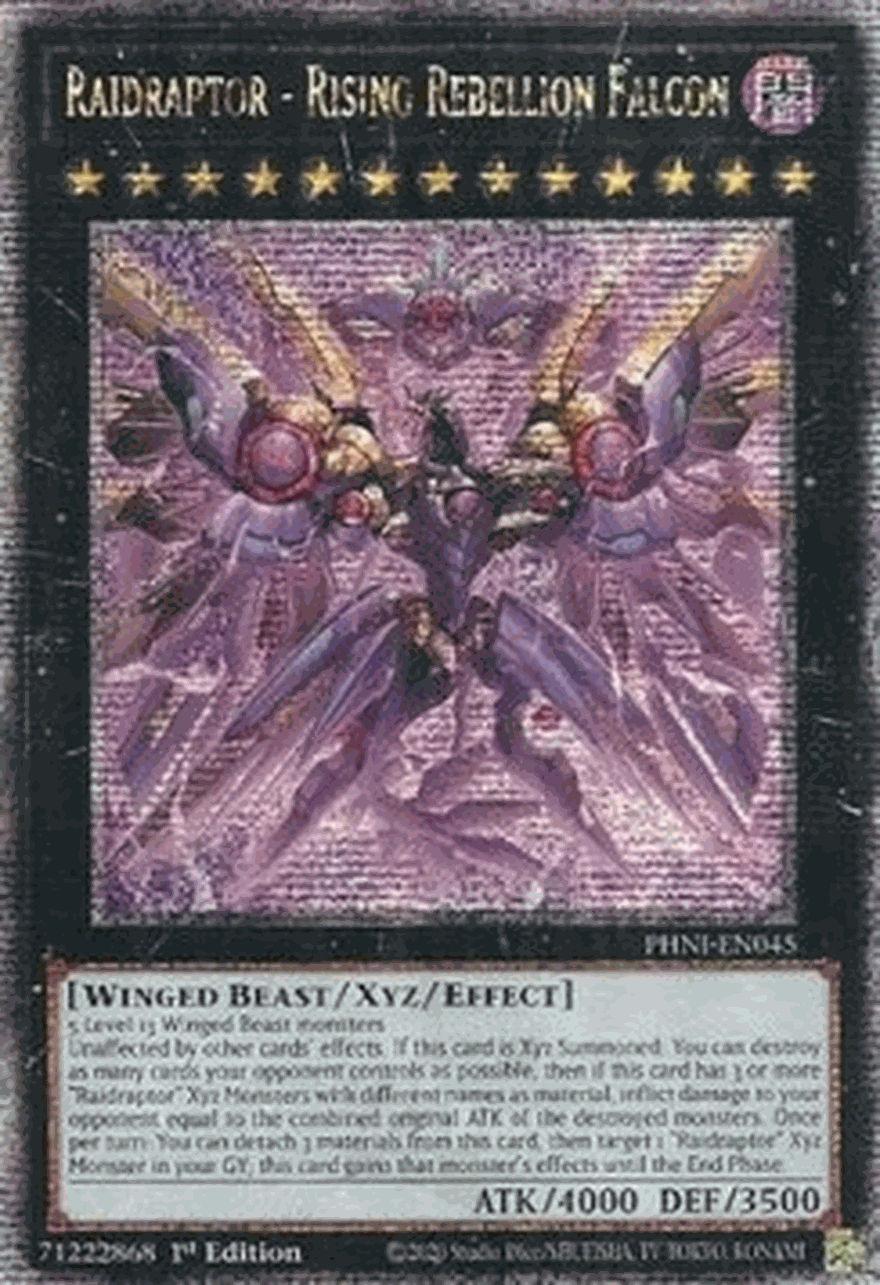 Raidraptor - Rising Rebellion Falcon (V.2 - Quarter Century Secret Rare)