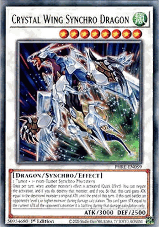 Crystal Wing Synchro Dragon