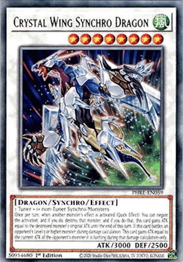Crystal Wing Synchro Dragon