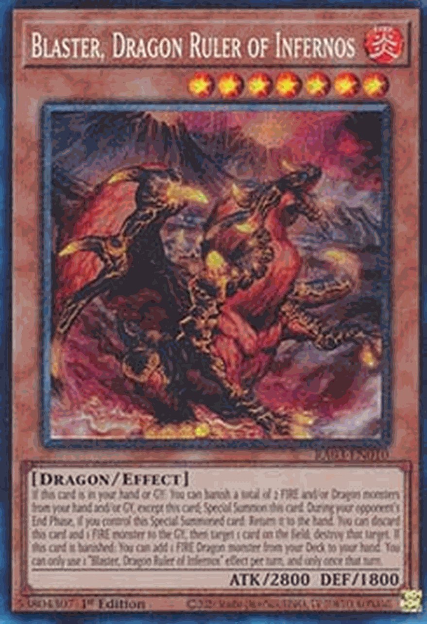 Blaster, Dragon Ruler of Infernos (V.6 - Collectors Rare)