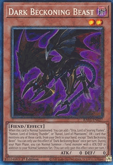 Dark Beckoning Beast (V.6 - Collectors Rare)