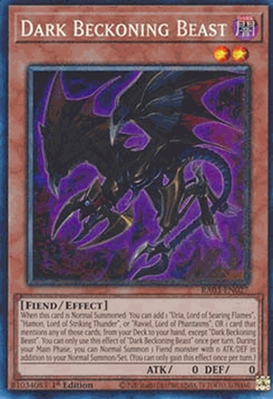 Dark Beckoning Beast (V.6 - Collectors Rare)