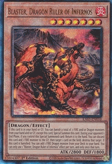 Blaster, Dragon Ruler of Infernos (V.7 - Ultimate Rare)