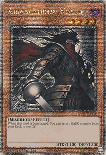 Armageddon Knight (V.5 - Quarter Century Secret Rare)