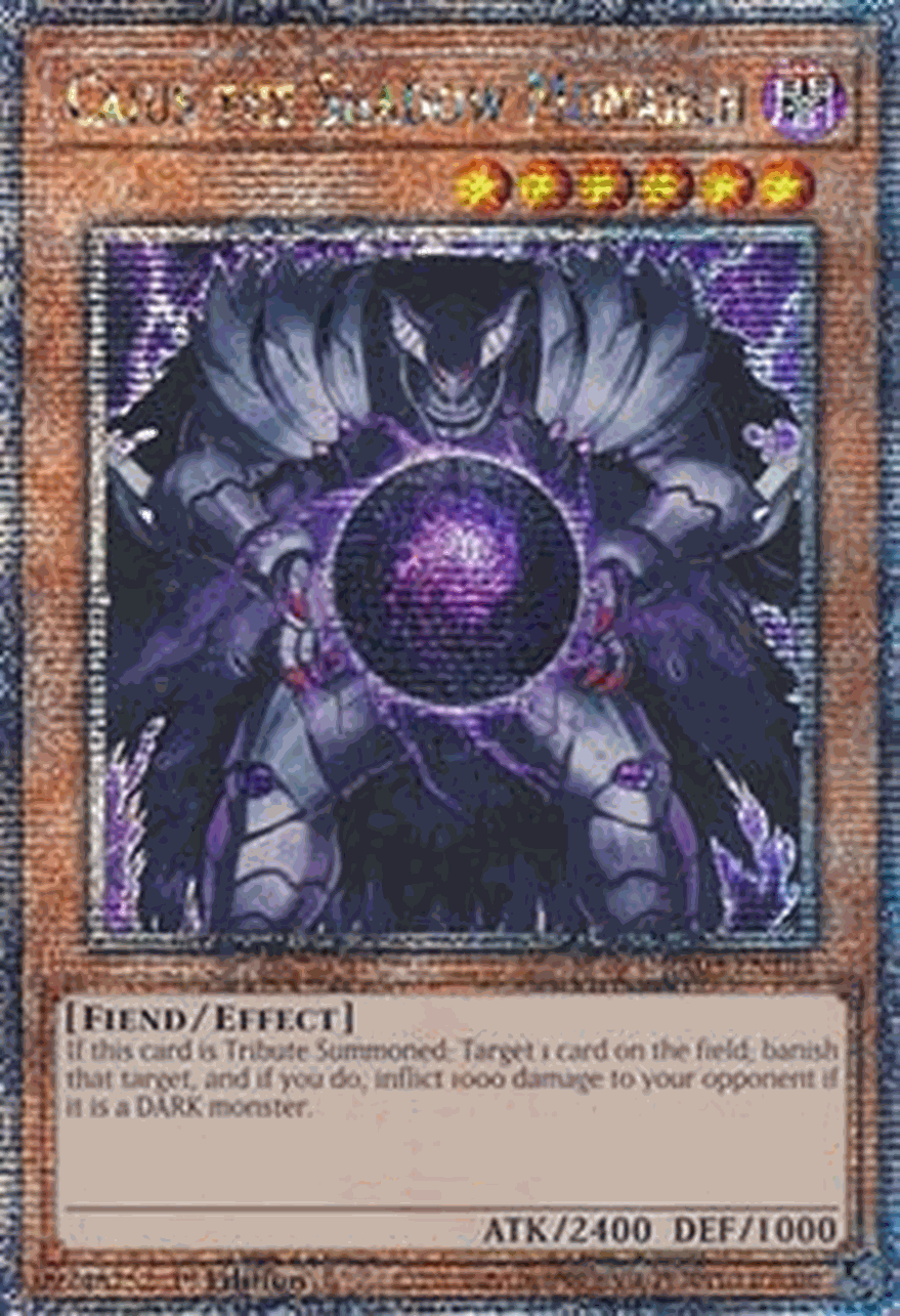 Caius the Shadow Monarch (V.2 - Quarter Century Secret Rare)