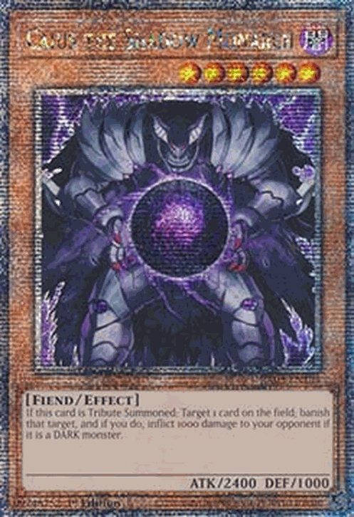 Caius the Shadow Monarch (V.2 - Quarter Century Secret Rare)