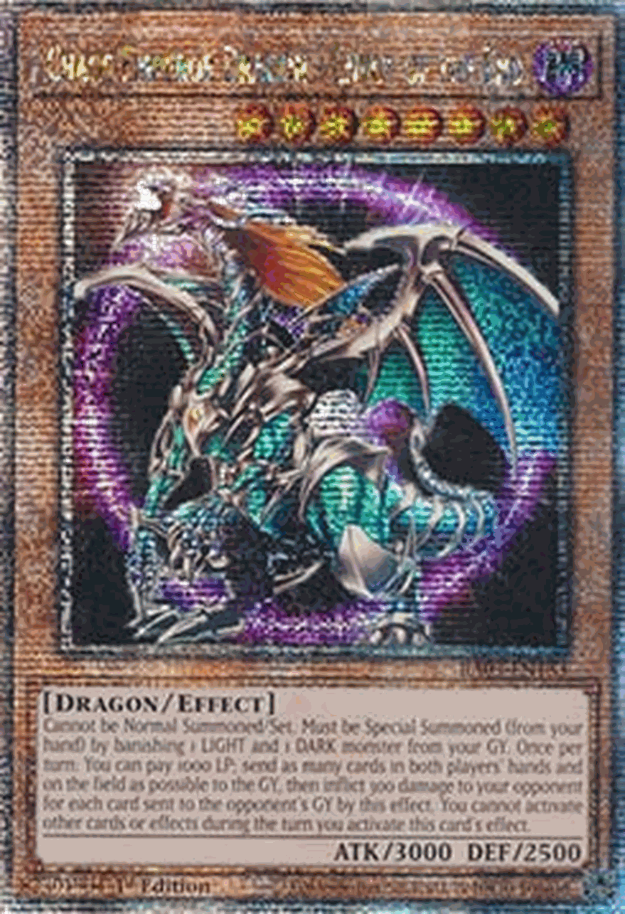 Chaos Emperor Dragon - Envoy of the End (V.2 - Quarter Century Secret Rare)