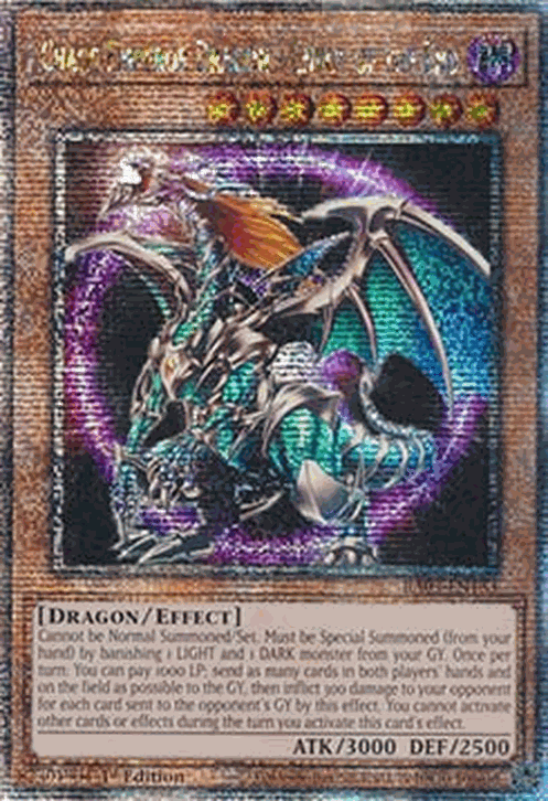 Chaos Emperor Dragon - Envoy of the End (V.2 - Quarter Century Secret Rare)