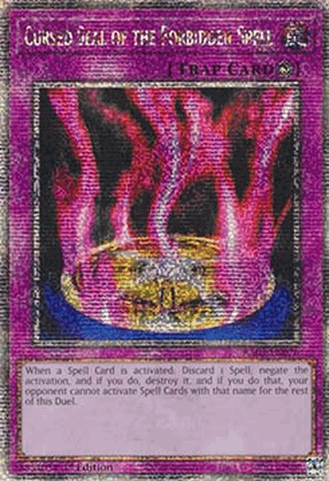 Cursed Seal of the Forbidden Spell (V.5 - Quarter Century Secret Rare)