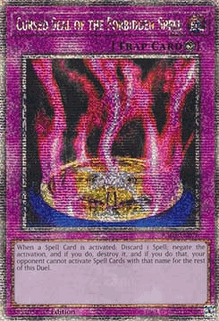 Cursed Seal of the Forbidden Spell (V.5 - Quarter Century Secret Rare)