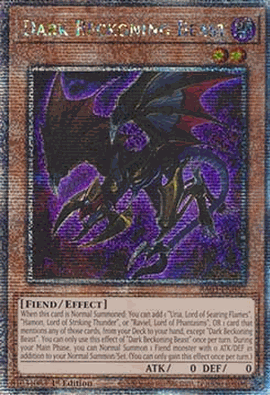 Dark Beckoning Beast (V.5 - Quarter Century Secret Rare)